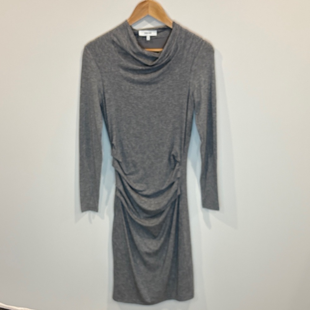 Reiss Heather Gray wool blend dress size S
